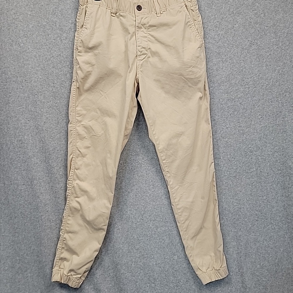 BearBottom Pants Men's Size Medium Tan Stretch Jogger Tapered Fit Outdoor Hiking